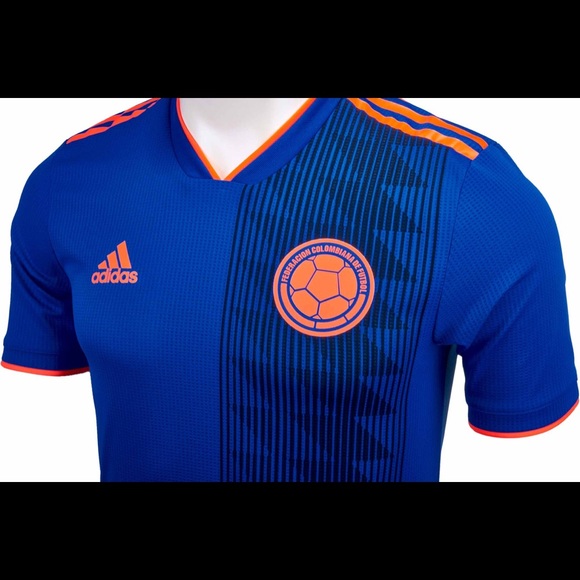 On Sale Colombia soccer jersey away - Picture 2 of 8